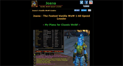 Desktop Screenshot of joanasworld.com