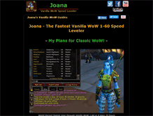 Tablet Screenshot of joanasworld.com